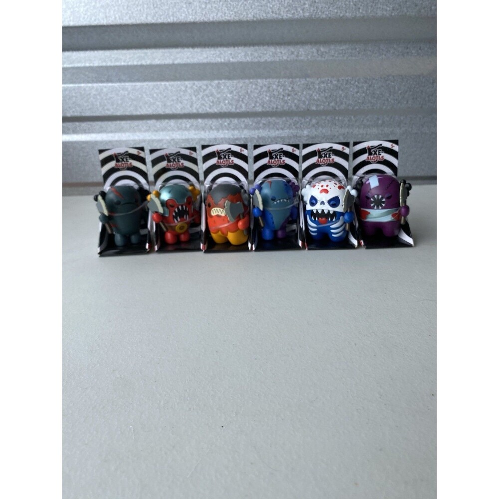 Axe-Alotls Vinyl Figures Series 1 Complete Set of 6 Creepy Cute 2" Mini Toys NEW